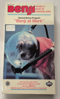 Benji Takes A Dive At Marineland VHS Tested 1984 Children's