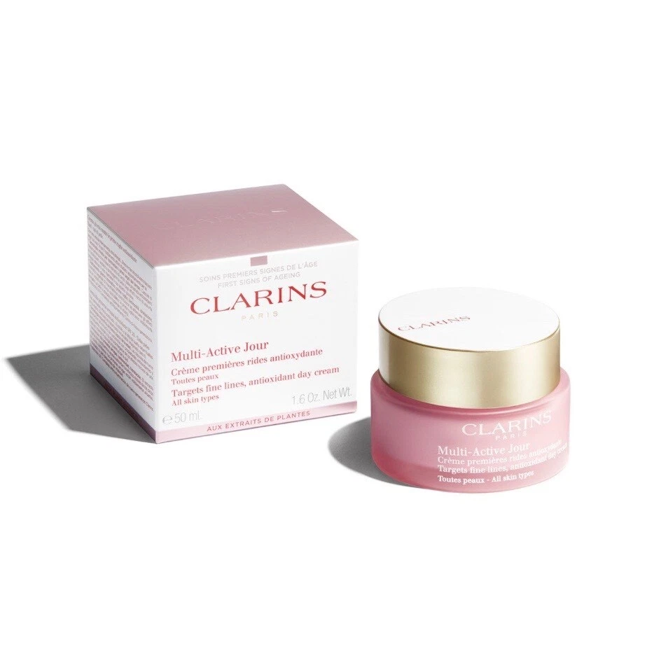 Clarins Multi-Active Jour Day Cream 50 ml pflanzlich für Frauen ab 30 jeden Haut - Bild 1 von 4