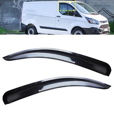 2 Stk Schwarz Vorne Satz Windabweiser für Ford Transit Custom V362 Bus F3 2012-
