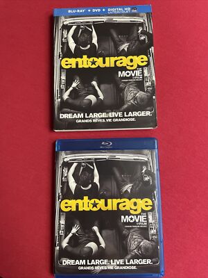 Entourage (Blu-ray/DVD, 2015, 2-Disc Set, Canadian) - slipcover