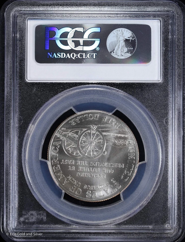 1995-S 50c Civil War Commemorative Half Dollar PCGS MS 70 - Image 2 of 4