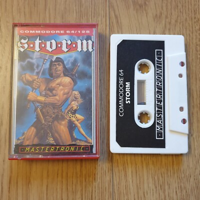 Commodore 64/128 S.T.O.R.M Storm Computerspiel von Mastertronic getestet & funktionsfähig