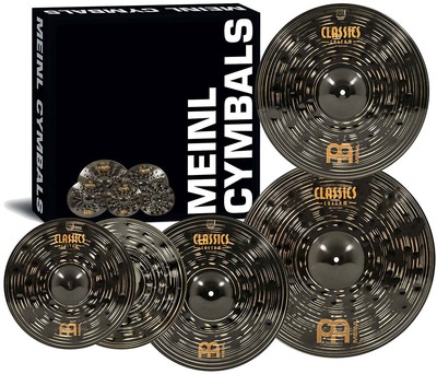 Meinl Cymbals CCD460+18 Classics Custom Dark Pack Bonus Cymbal Box Set
