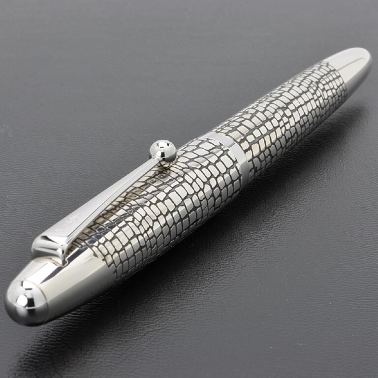 Pilot SILVERN FK-5MS Sterling Silver 18K Fountain Pen 3type FedEx