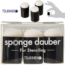 Tsukineko Sponge Daubers - Set of 3 Stencilling Painting Ink Stamping