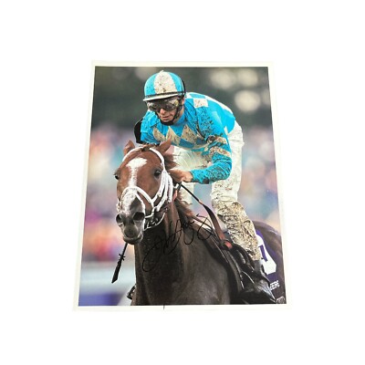 John Velazquez Signed 8.5x11 Photo! Winning Jockey on 3 KY Derby Horses!