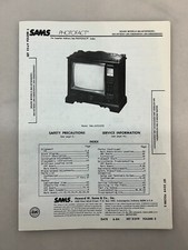 Sears 564.43720350 43730351 43820350 Service Manual Sams Photofact Free Shipping