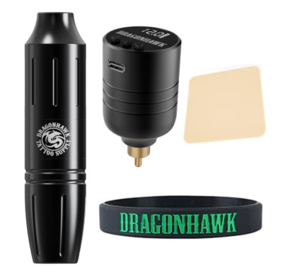 Dragonhawk TZ387DC wireless tattoo pen (rotary style) - NEW/Sealed!!