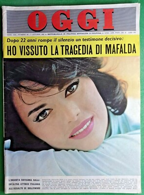 GIOVANNA RALLI - OGGI,RIVISTA  DI POLITICA & SPETTACOLO -N.40 del 1965-RIF.7849