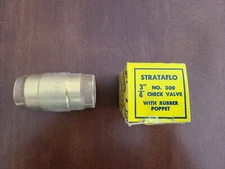 Strataflo 3/4" No. 300 Check Valve with Robber Poppet