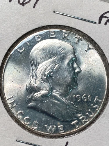 1961 Franklin Silver Half Dollar Very Choice BU