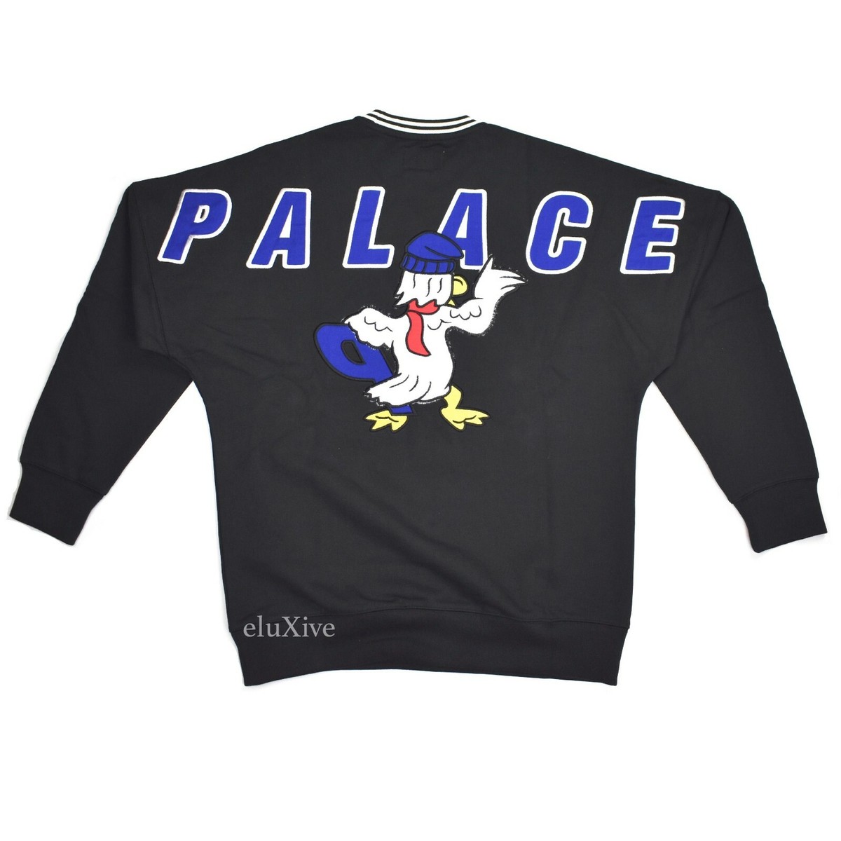 トップス Palace Pipe Crewneck Sweatshirt AW23 Palace Piped Crew Black Men's - FW23 - GB