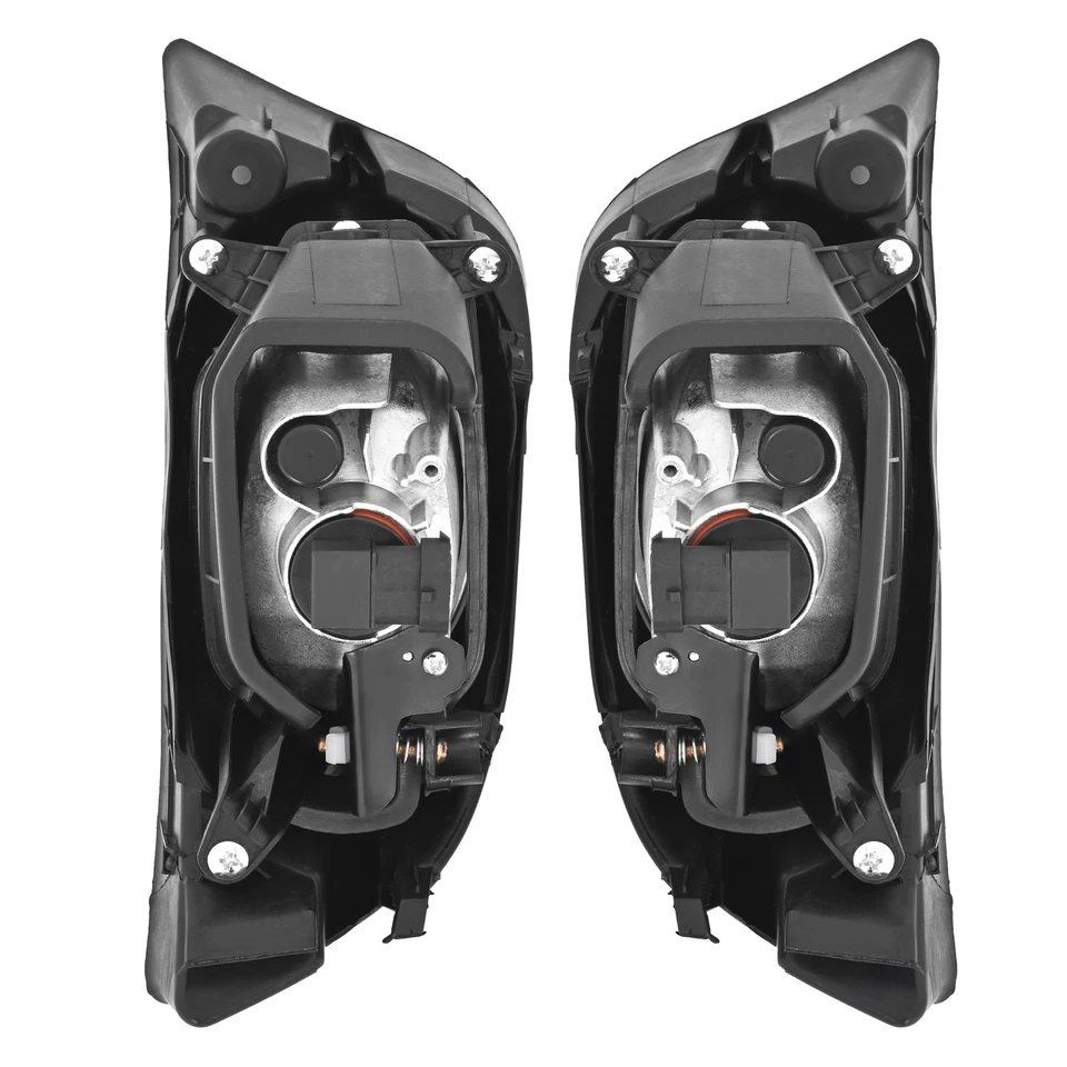 Par de luces antiniebla con bombillas halógenas y bisel negro para Honda Fit 2009 2010 2011 Foto 4 de 4