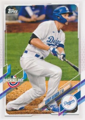 2021 Topps Opening Day #174 COREY SEAGER - Los Angeles Dodgers