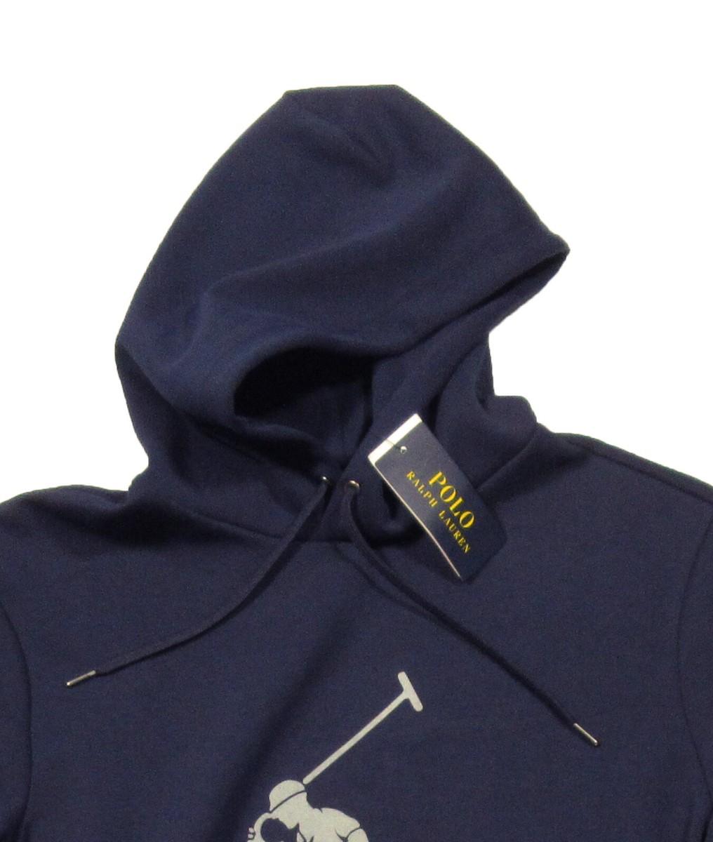 Polo Ralph Lauren Men's Navy Enlarged Pony Player Double Knit