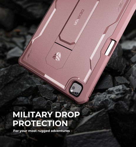 Dexnor Case for iPad Pro 12.9 Inch 6th/5th/4th Generation, Heavy Duty Shockproof - Picture 40 of 60