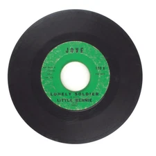 Little Bernie and the Cavaliers - Lonely Soldier; The Waddle - Vinyl 45 RPM 7"