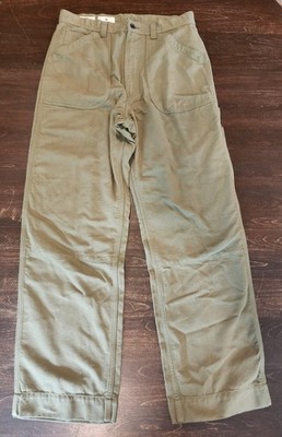 Snow Peak Takibi Spec Double Knee Green Camp Pants Size XL Made In Japan