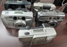 Pentax Point Shoot 35mm film SLR cameras Lot Of 5pcs All Diff Models FOR PARTS