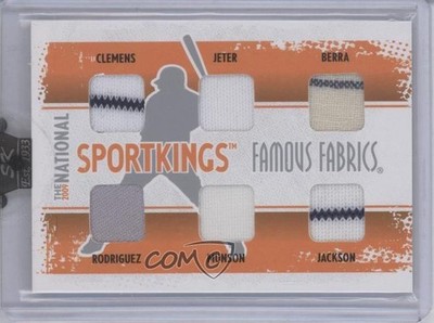 2009 Sportkings Series C Silver 2/9 Derek Jeter Roger Clemens Yogi Berra HOF 0w4