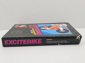 1986 Nintendo NES Excitebike Rev-A - No Hang Tab Box CIB