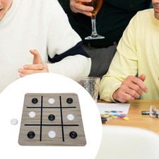 Toe Game Puzzle Educational Toy Travel Classic Brain Teaser for Family Friends