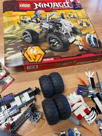 Lego Ninjago Skull Truck 2506 100% Complete + All Minifigures, instructions, Box