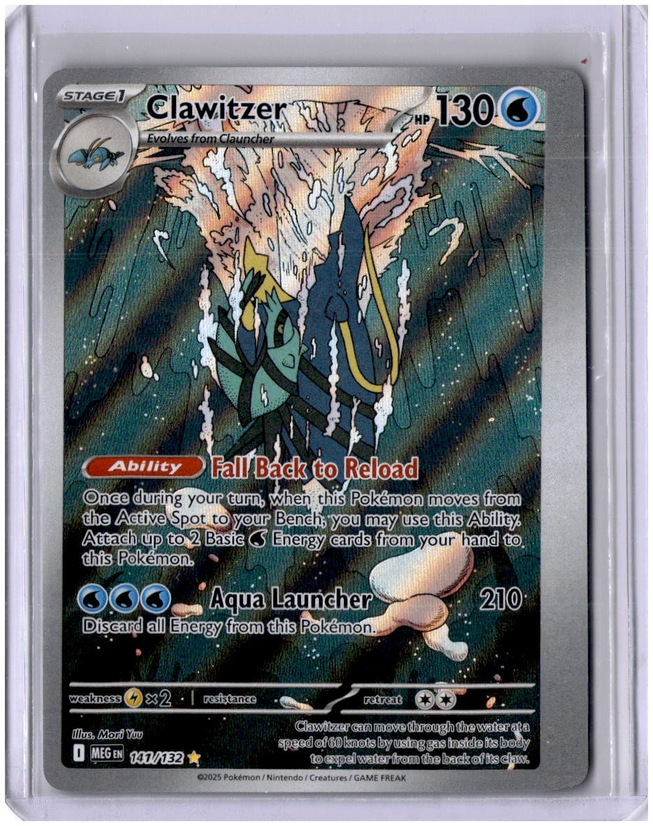 ME01: Mega Evolution #141/132 Clawitzer Holo