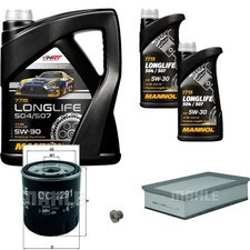 Pakiet inspekcyjny MAHLE 7L MANNOL 5W-30 Longlife do Skody Fabia III Kombi 1.4