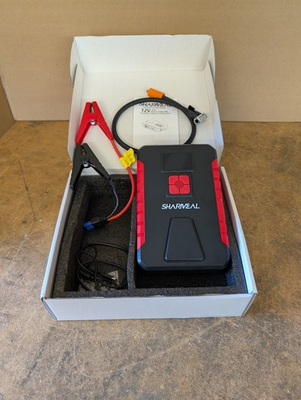 #ad 12V DC Jump Starter and Tire Air Compressor Plus Power Bank Portable Battery $39.00