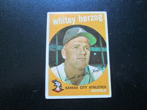 Whitey Herzog #392 1959 Topps card