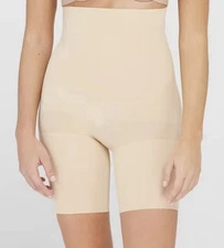 Assets By Spanx Women's High Waist Shaping Short Nude Size 2