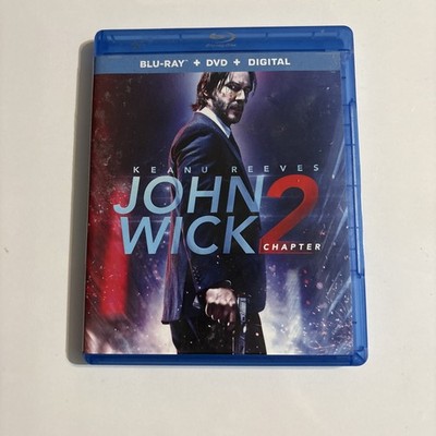 John Wick Chapter 2 (Blu-ray + DVD 2017) VG