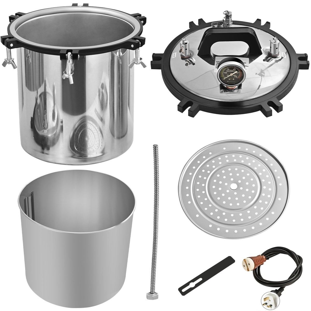 SCIENTIFIC LAB DENTAL HEATH EQUIPMENT 18L STERILIZER AUTOCLAVE HOSPTIAL