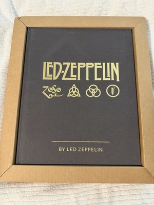 Jimmy Page Hand Signed Led Zeppelin By Led Zeppelin Hardcover Book