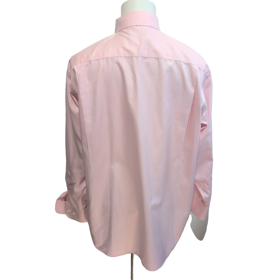 Chemise Nautica XL Rose Pâle Oxford Coton Premium Poche Manches longues - Photo 4/4