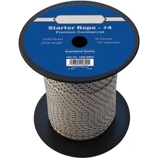 New 200' Solid Braid Starter Rope 146-092 for #4 Solid Braid
