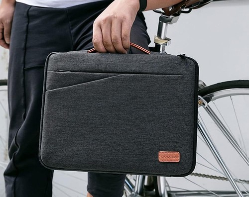 17.3 inch Laptop Sleeve Case Notebook Bag Handbag for Inch, Dark Gray - 第 6/6 張圖片