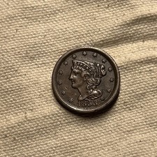 1853 Braided Hair Half Cent XF #MM 1-.5-1
