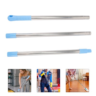 1 Set Mop -Stangenersatz -Ersatzhaus abtrennbare Mop -Stangen Edelstahlstangen