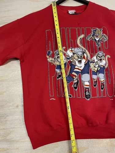 Vintage Florida Panthers Sweatshirt Mens XL NHL Hockey Nutmeg 90s Graphic Pullov - Picture 6 of 6
