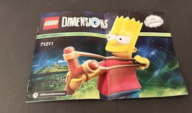 LEGO Dimensions The Simpsons LOT Complete Homer, 71202 Bart, 71211 Krusty 71227