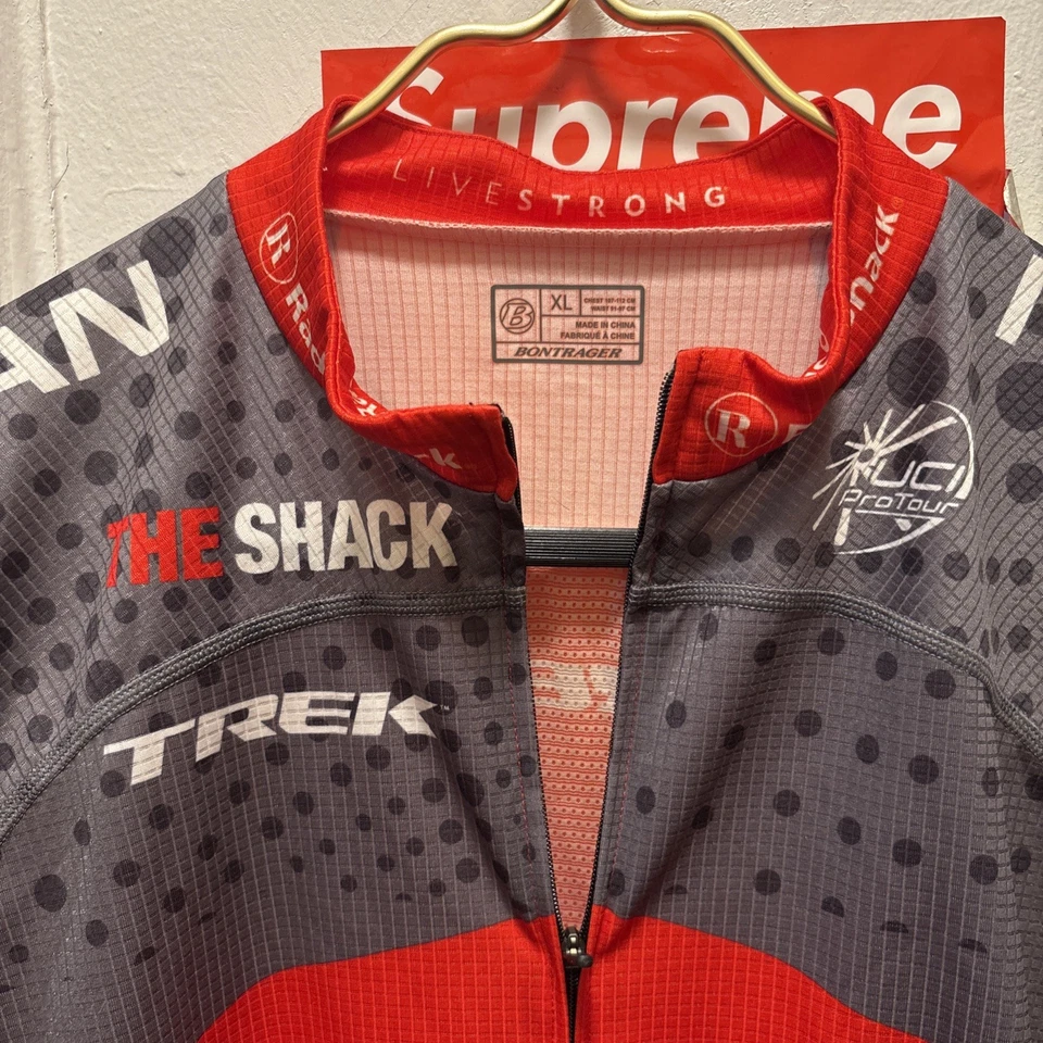 Radio Shack Lance Armstrong Team Cycling Jersey Size XL Full Zip  - Image 3 of 4