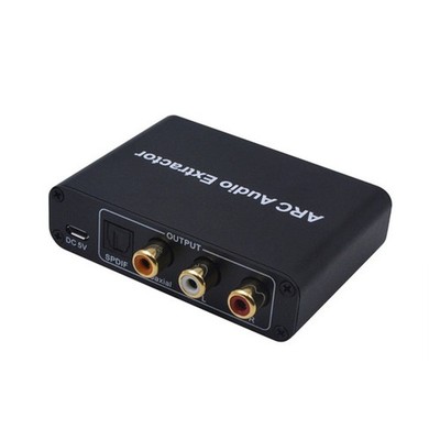 DC 5V Micro USB ARC/HDMI/Coaxial/3.5mm Stereo Audio Extractor Converter Adapter
