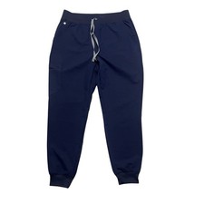 Figs Technical Collection Navy Blue Zamora Jogger Scrub Pants Womens L NWOT New