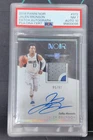 2018-19 Panini Noir Jalen Brunson Rookie Patch Auto Color RC /99 #372 PSA 7/10