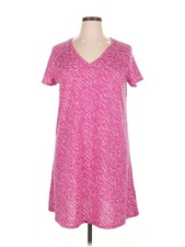 Nine West Women Pink Casual Dress XL