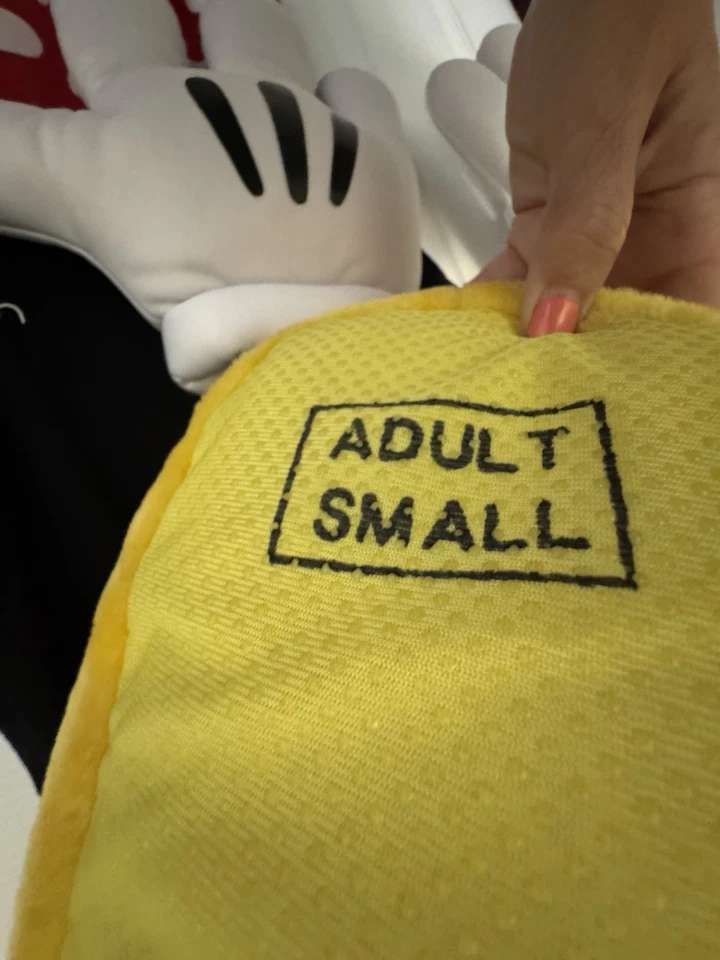 MINNIE MOUSE Costume Disguise Womens Sz M 7-9 Halloween + Gloves & Shoes - Image 4 of 4