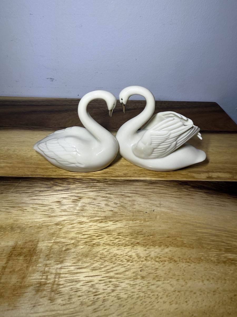 アクセサリー SWANS Vintage And Rare Lenox Swan Wedding Promises Collection- 