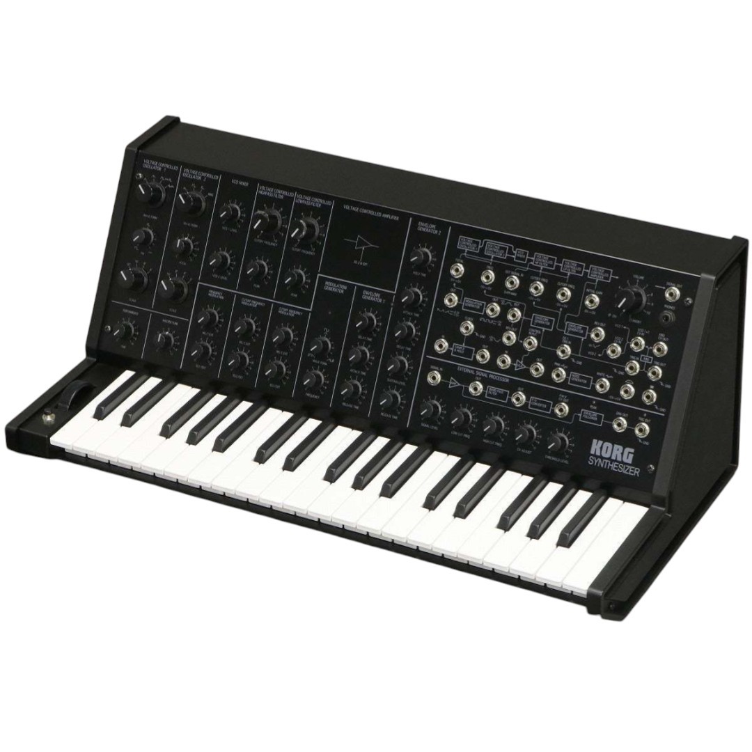 Korg MS-20 Mini Analog Monophonic Synthesizer Keyboard With Patch